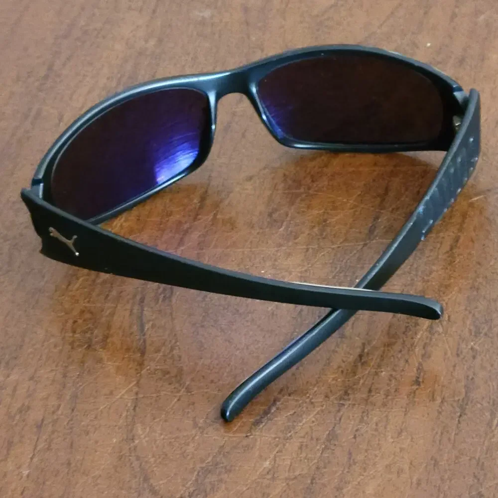 Puma Go+  15014P Black Sunglasses 63x15x120 Wrap  Polarized